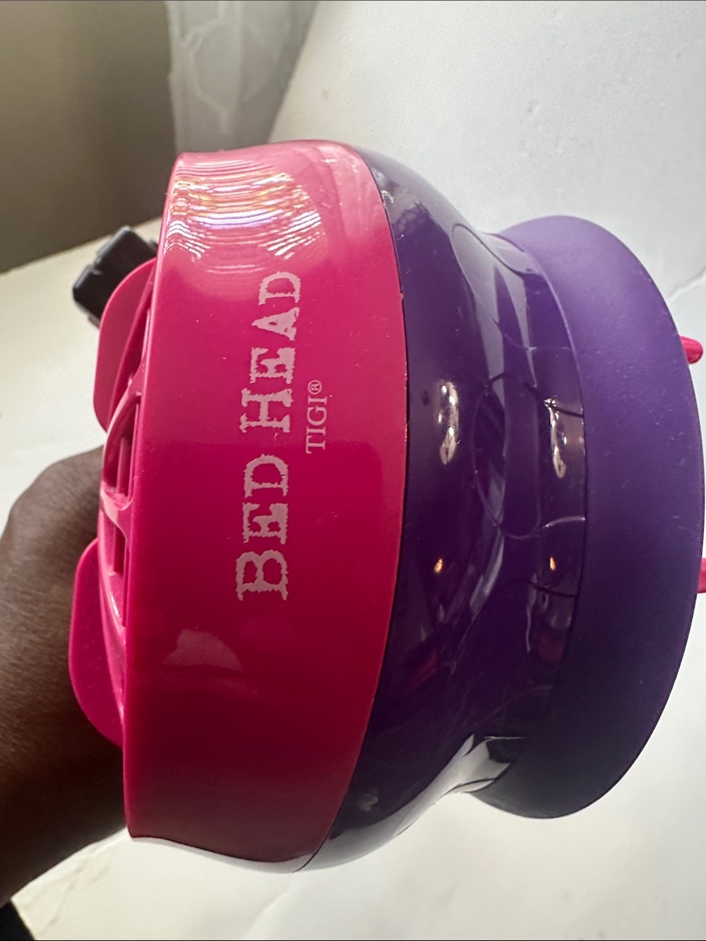 TIGI Bed Head Pink and Purple Scalp Massager Brush